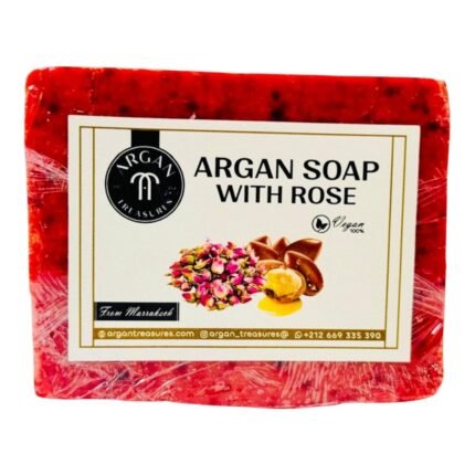 ARGAN SOAP WHIT ROSE